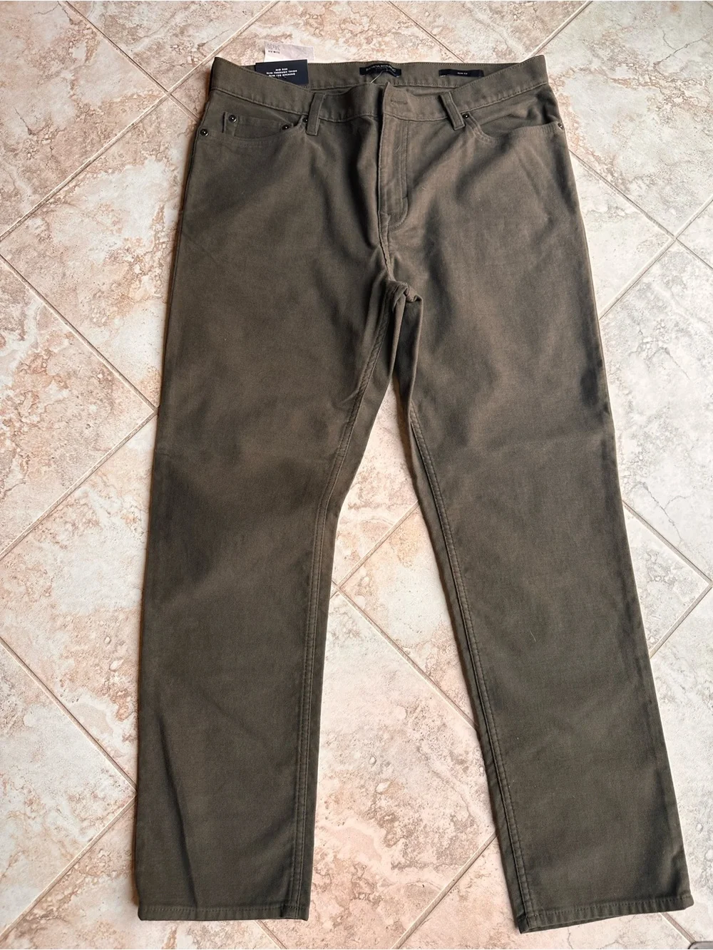 Banana Republic Brushed Cotton Traveler Pants